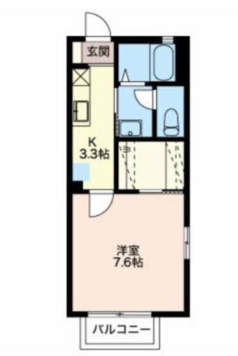 間取図 アルピコ交通上高地線/大庭駅 徒歩5分 1階 築21年