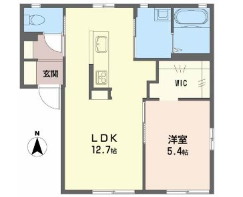 間取図 篠ノ井線/松本駅 徒歩34分 1階 築19年