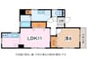 東和ビル 1LDKの間取り