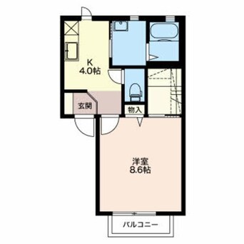 間取図 篠ノ井線/南松本駅 徒歩14分 1階 築20年