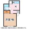 篠ノ井線/松本駅 バス:10分:停歩3分 1階 築37年 1Kの間取り
