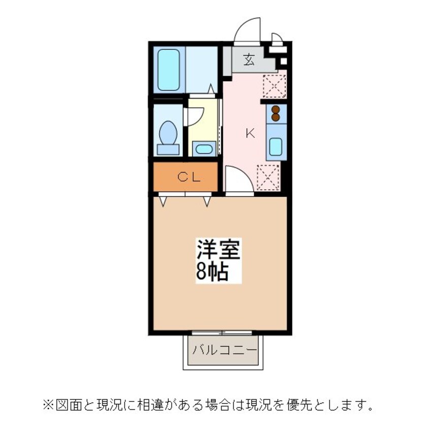 間取図 篠ノ井線/松本駅 徒歩15分 1階 築17年