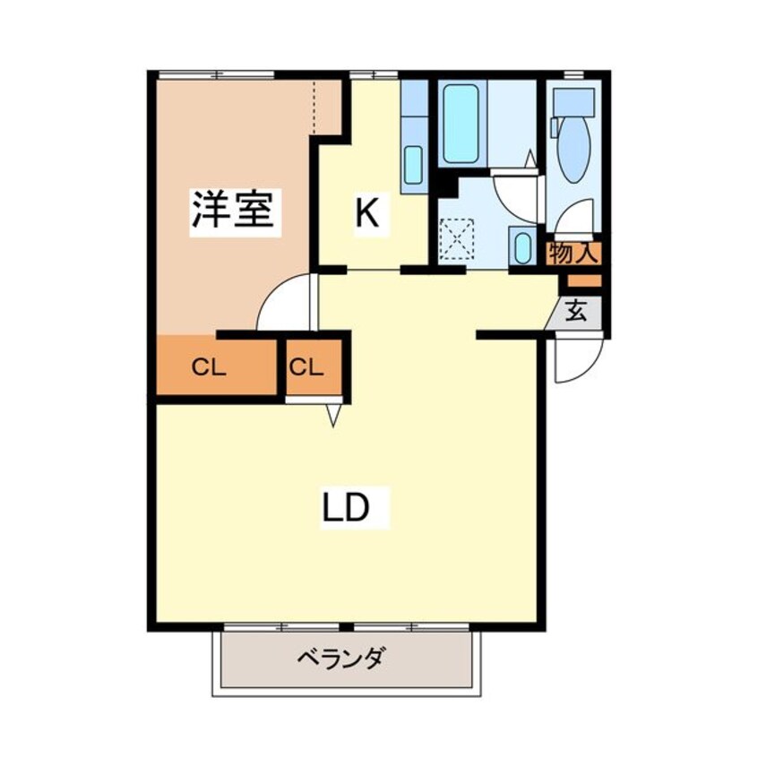間取図 フレグランス・ニュービレッジ