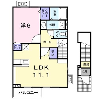 間取図 大糸線/北松本駅 徒歩5分 2階 築15年