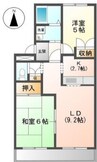 大糸線/北松本駅 徒歩26分 2階 築22年 2LDKの間取り