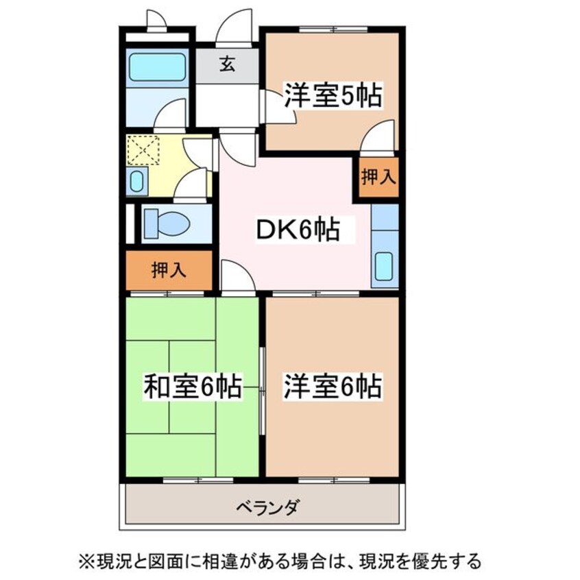 間取図 Limpiaひがし