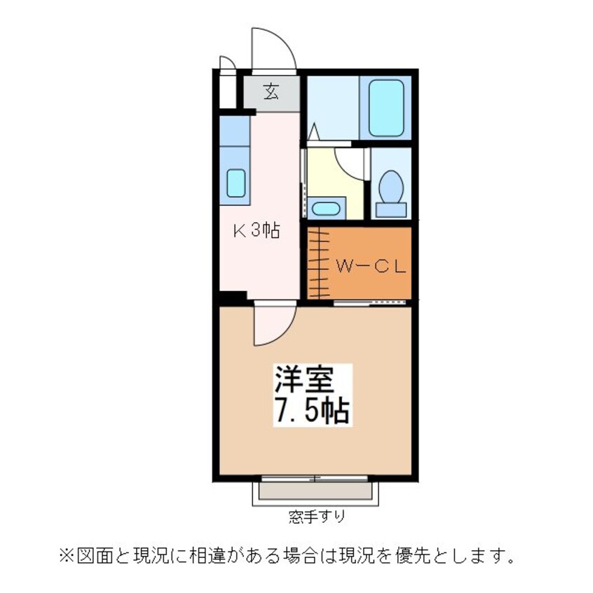 間取図 篠ノ井線/松本駅 徒歩22分 2階 築19年