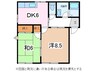 篠ノ井線/南松本駅 徒歩11分 2階 築35年 2DKの間取り