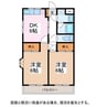 コーポミサワ 2DKの間取り