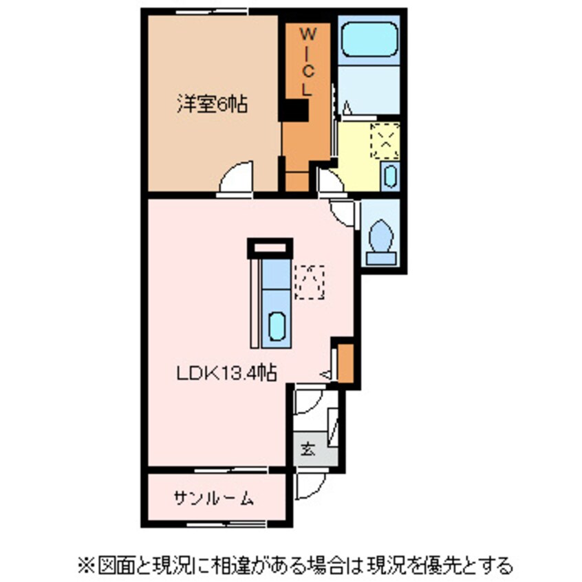 間取図 フォンテドミール南