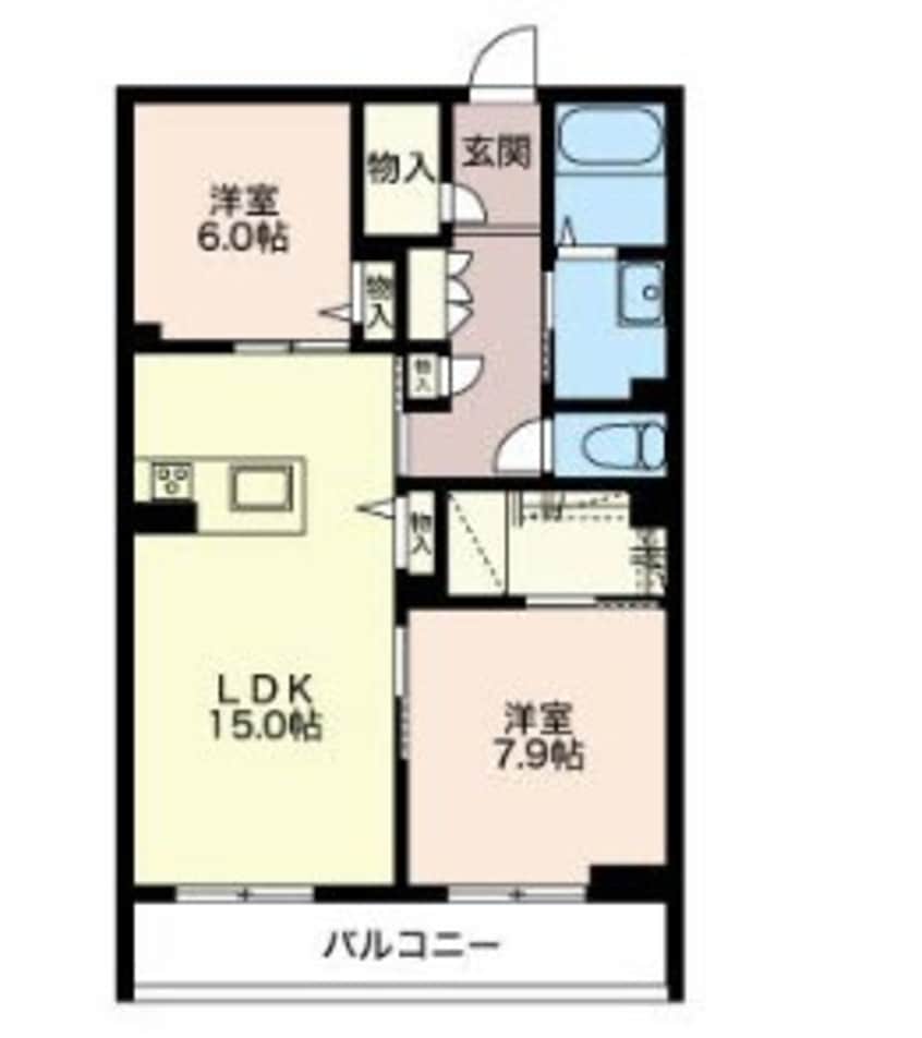 間取図 MASTTOWN　Astraea