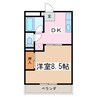 大糸線/北松本駅 バス:10分:停歩3分 3階 築33年 1Kの間取り