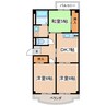 篠ノ井線/南松本駅 徒歩15分 2階 築24年 3DKの間取り