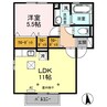 篠ノ井線/松本駅 徒歩41分 1階 築16年 1LDKの間取り
