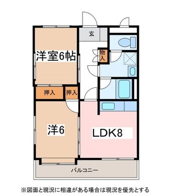 間取図 篠ノ井線/松本駅 バス15分三才山線　法務局前下車:停歩4分 2階 築27年