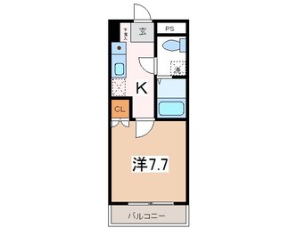 間取図 サンライズ北深志