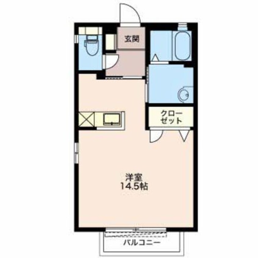 間取図 大糸線/北松本駅 徒歩10分 2階 築18年