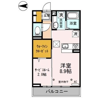 間取図 篠ノ井線/松本駅 徒歩17分 1階 築6年