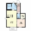 ヴィラシャンテEの間取図