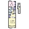 篠ノ井線/村井駅 徒歩11分 2階 築7年 1Kの間取り