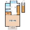 アルピコ交通上高地線/北新・松本大学前駅 徒歩5分 2階 築17年 1Kの間取り