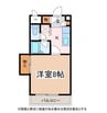 篠ノ井線/松本駅 バス:15分:停歩8分 3階 築32年 1Kの間取り