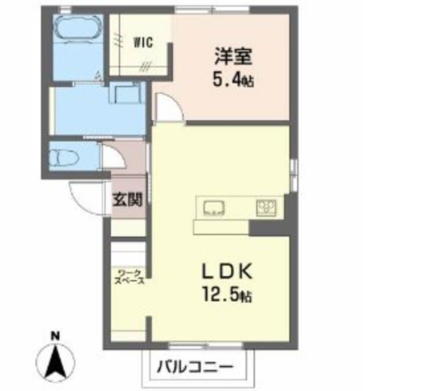 間取図 篠ノ井線/南松本駅 徒歩13分 1階 築23年