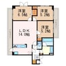 篠ノ井線/松本駅 徒歩5分 7階 築20年 3LDKの間取り
