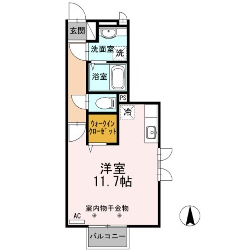 間取図 篠ノ井線/松本駅 徒歩10分 2階 築10年