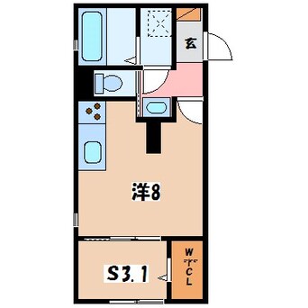 間取図 篠ノ井線/松本駅 徒歩10分 1階 築5年