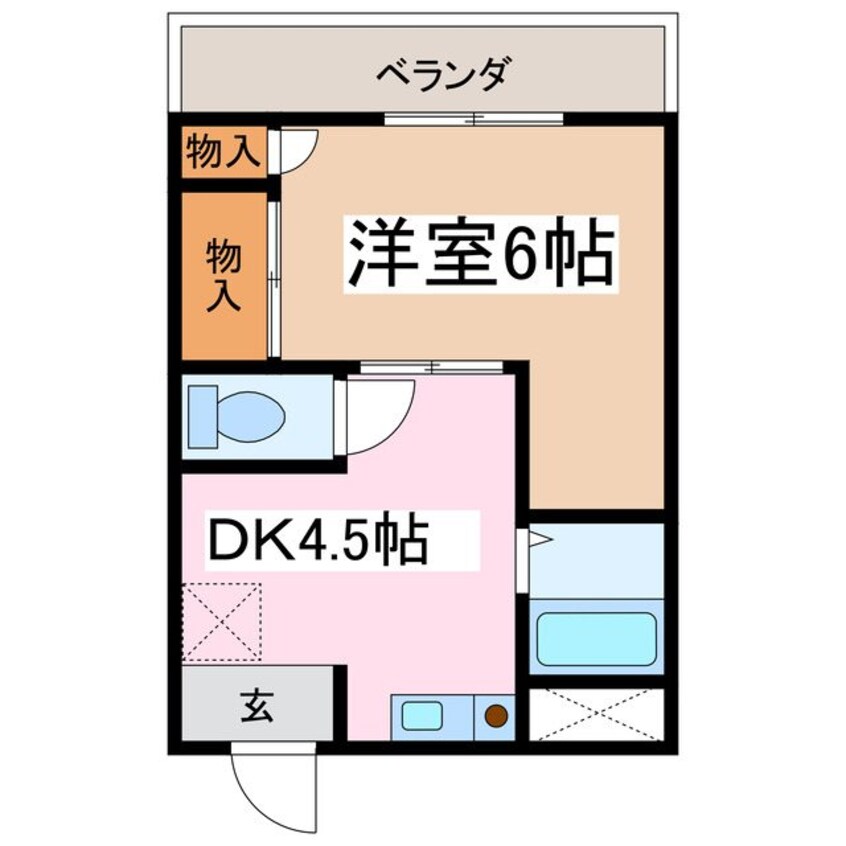 間取図 メゾン巣山