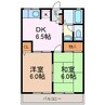 アルピコ交通上高地線/大庭駅 徒歩20分 1階 築27年 2DKの間取り