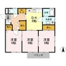 篠ノ井線/松本駅 徒歩25分 1階 築21年 3DKの間取り