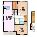 ＭＡＳＴ ＴＯＷＮ ＮＥＸＴ Ａ棟の間取図