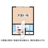 篠ノ井線/松本駅 徒歩19分 3階 築35年 1Kの間取り