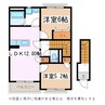 ル・ノールＤ 2LDKの間取り