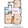 アルピコ交通上高地線/下新駅 徒歩15分 2階 築33年 3DKの間取り