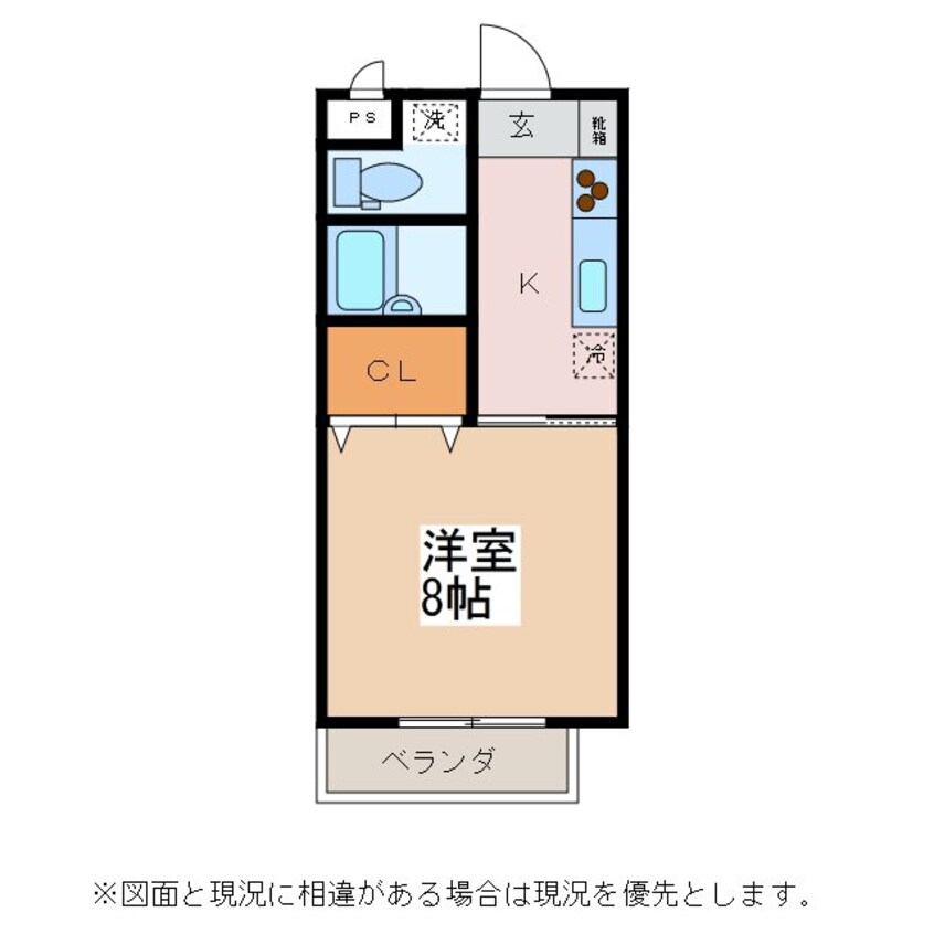 間取図 篠ノ井線/村井駅 徒歩12分 3階 築24年