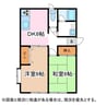 ハイツ パークサイド 2DKの間取り