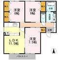クレスト樹林Ｃの間取図