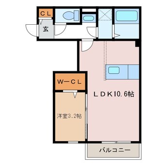 間取図 La sita埋橋