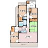 篠ノ井線/松本駅 徒歩15分 2階 築17年 4LDKの間取り