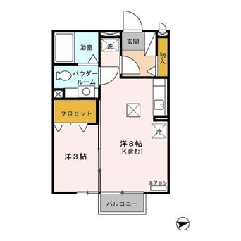 間取図 ノワ・ルーナ渚B