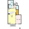 篠ノ井線/松本駅 徒歩24分 1階 築17年 1LDKの間取り