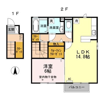 間取図 Casa　Alps