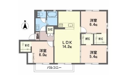 間取り図 篠ノ井線/南松本駅 徒歩20分 1階 築31年