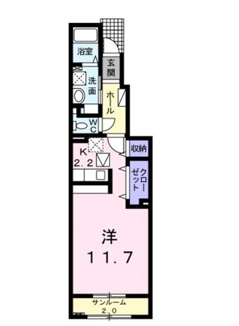 間取図 ワーズワースＢ