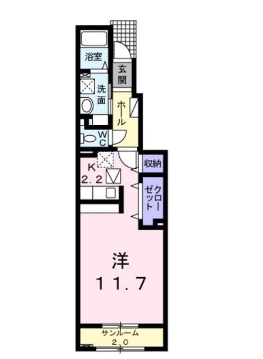 間取図 ワーズワースＢ