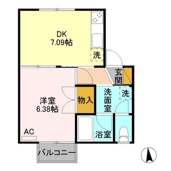 間取図 篠ノ井線/南松本駅 徒歩25分 1階 築29年