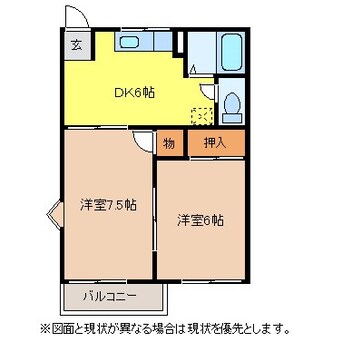 間取図 篠ノ井線/村井駅 徒歩5分 2階 築29年